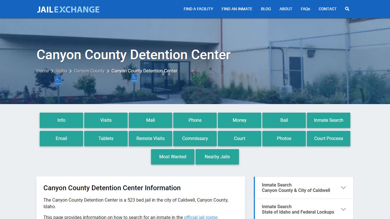 Canyon County Detention Center - Jail Exchange